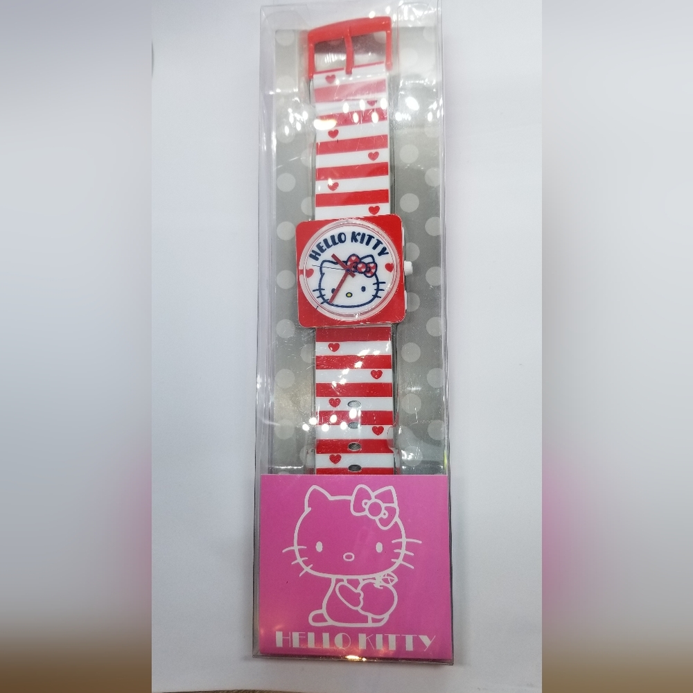 Hello Kitty plastic wrist analog watch fully functional